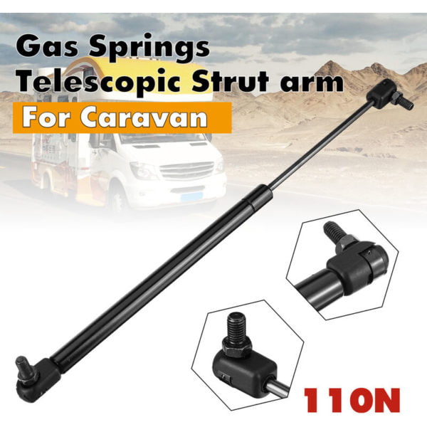 110N 410mm Gas Locker Spring Support Strut Telescopic Support Arm Replace For Caravan