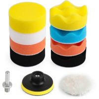 11pcs 80mm buffing pad buffing sponge drill polishing kit with M10 bit for car polishing sanding and waxing
