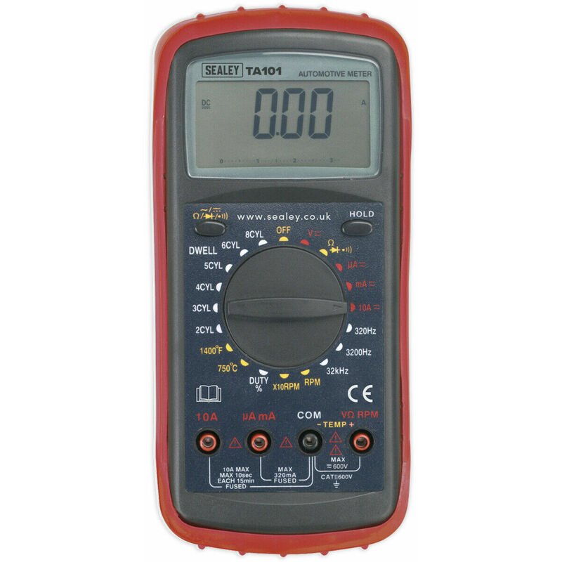 12 Function Digital Automotive Analyser - lcd Display - Vehicle Servicing Tool