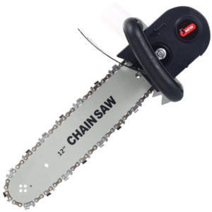 12 Inch Chainsaw Refit Conversion Kit Chainsaw Bracket Set Change Angle Grinder into Chain Saw Woodworking Power Tool with 10mm Connecting Rod and