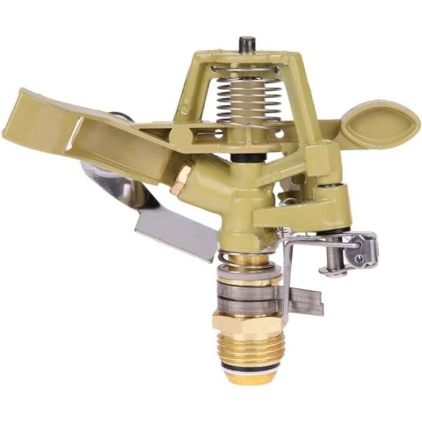 1/2 Inch Garden Sprinkler Automatic Rotation Copper Spray Nozzle Connector Swing Arm Garden Irrigation System