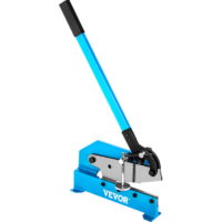 12 Inch Manual Metal Shear Cutter, Heavy Duty 1/4 Inch-3/16 inch Thick Manual Plate Flat Metal Steel Sheet Cutting Cutter Shear Round Stock Metal