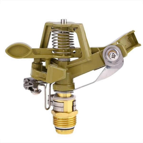 1/2 Inch Spray Head 360° Adjustable Rotatable Zinc Alloy Water Irrigation Sprinkler Garden Lawn Irrigation (1/2 Inch)