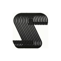 12-Pack Heavy Duty S-Shape Hooks Multi-Purpose Tools, Large Vinyl Coated S-Hooks (6 Inch)