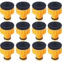 12 Pcs Garden Hose Quick Tap Connector Plastic Quick Disconnect Mixer Kitchen Tap Adapter Fittings