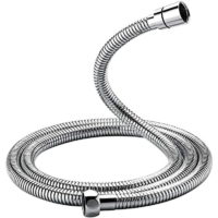 1/2 Shower Hose 1.5m Stainless Steel Anti-Kink & Anti-Explosion & Anti-Leakage, Silver/Chrome