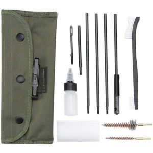 12-in-1 Tool Kit Cleaning Brushes Multi-Function Carry Case for Rifle Gun 22LR.223.257 5.56mm