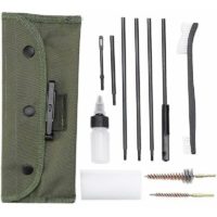 12-in-1 Tool Kit Cleaning Brushes Multi-Function Carry Case for Rifle Gun 22LR.223.257 5.56mm