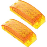 12 led Side Marker Indicator Light Lamp for Truck Trailer 24V (2 Pack)