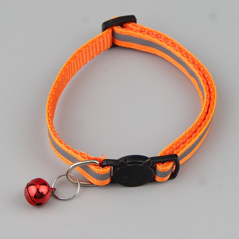 12 pcs Personalized Cat Collar, Reflective Cat Collar, With Bell, Adjustable Cat Collar, Personalized Collars, Harness For Cats