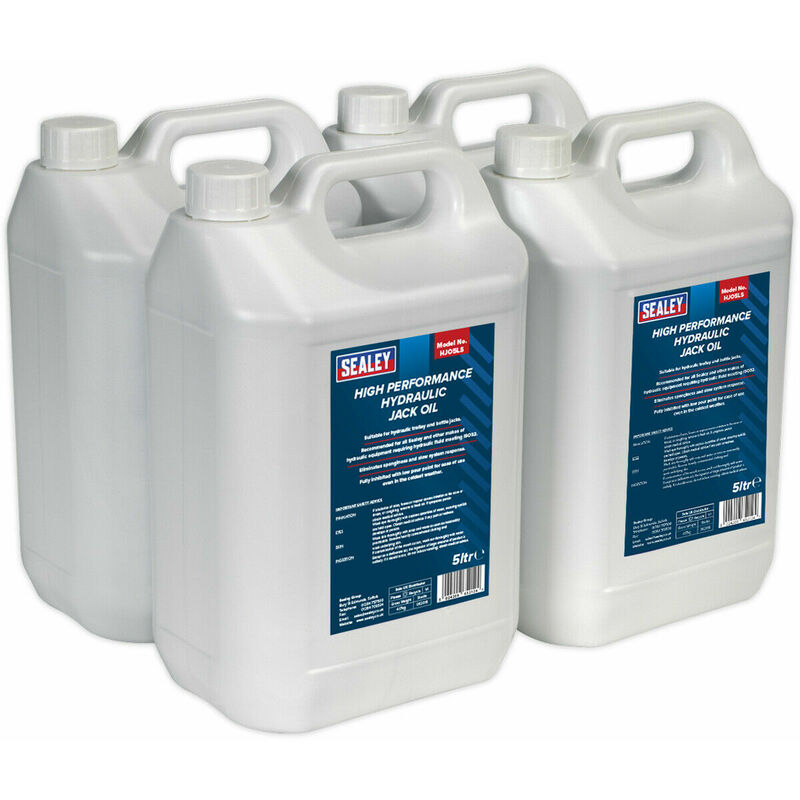12 pk 5L Hydraulic Jack Oil - For Trolley & Bottle Jacks - Jack & Lifting Oil