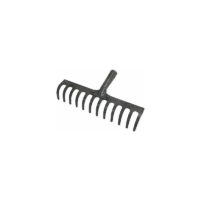 12 tooth teeth garden rake head carbon steel lawn leaf leaves hardware tool