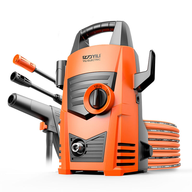 1200W Electric Pressure Washer 90Bar 5L/Min High Pressure Washer Portable Car Washer with Quick-Connect Hose Bike Motorcycle Cleaner Machine Watering