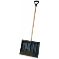 120CM snow shovel pusher scooper mucking out clearing car spade winter metal 1.2