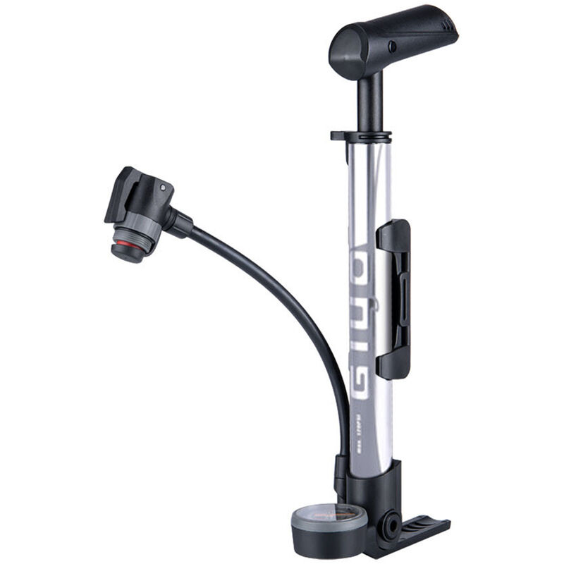 120PSI Mini Bike Pump Bicycle Pump Bicycle Air Pump Fits for Presta Schrader Valve Manual Changing - Silver