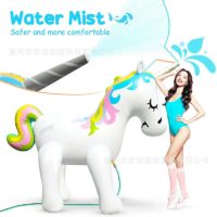 120cm Inflatable Unicorn Yard Sprinkler Inflatable Water Toys Summer Outdoor Fun Lawn Sprinkler Toys For Kids
