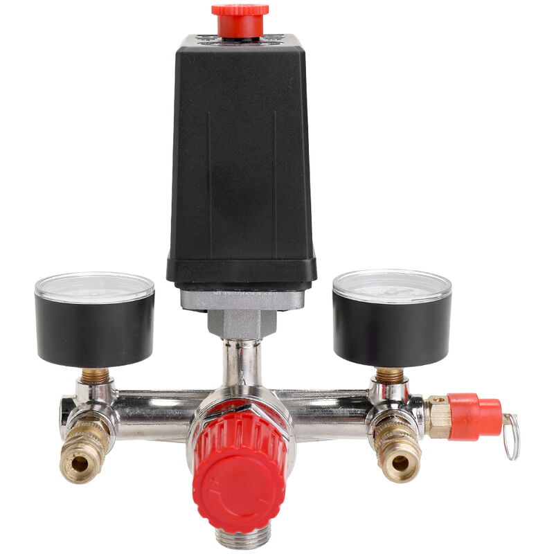 125 PSI 12 Bar Small Air Compressor Pressure Switch Control Adjustable Regulator Valve Instrument