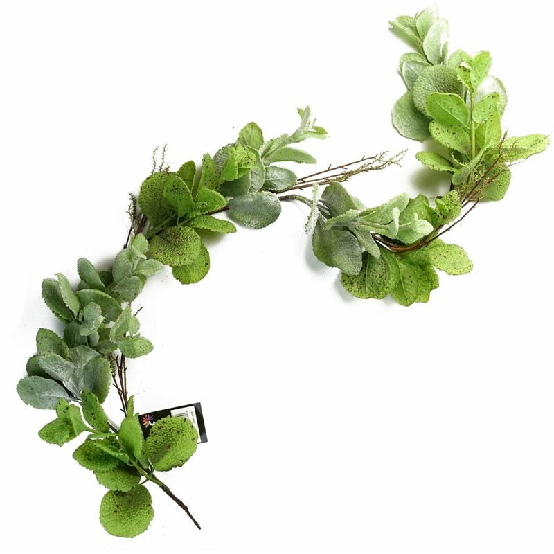 125cm Artificial Trailing Hanging Mint Leaf Garland Plant Realistic