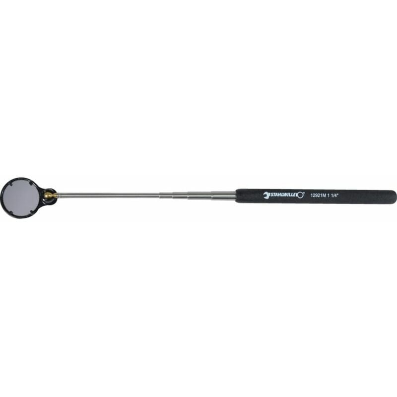 12921 M1.1/4/32mm Telescopic St/St Round Mirror - Stahlwille