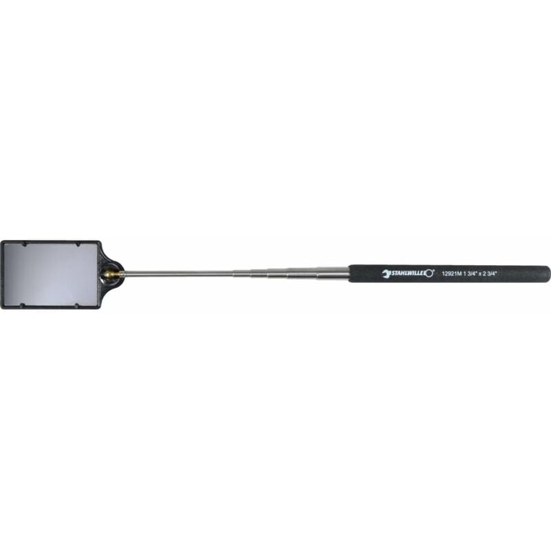 12921 M1.3/4XM2.3/4 Telescopic St/St Rectangular Mirror - Stahlwille