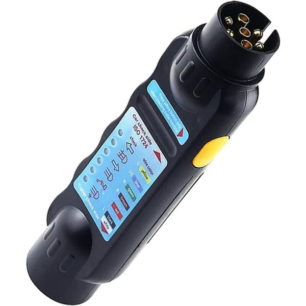 12V 7 Pin Trailer Light Circuit Tester 7 Pin Trailer Light Tester Diagnostic Test Tools for Cars Yachts