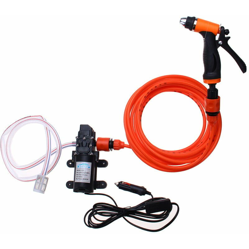 12V 70W 87PSI Portable Pressure Washer Pressure Gun for Cars Home & Garden