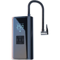 12V Car Digital Tire Inflator 150PSI Air Compressor 4500mAh Inflatable/Flashlight/SOS/Lighting lamp/Power Bank Charging for Mobile Phone