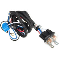 12V Car H4 Headlight Relay Wiring Harness Ceramic Lampholder Big Lamp Brilliance Intensifier,model: 12V