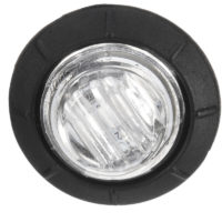 12V Car Truck Lorry Round led Button Rear Side Mini Marker Lights blue Pack of 1