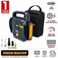 12V Digital Car Tyre Inflator Pump Portable Electric 150 psi Air Compressor