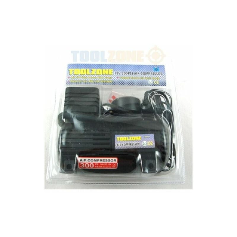 12V Mini Compact air compressor 300PSI cigarette van car bike tyre inflator