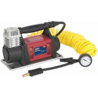 12V Portable heavy duty Tyre Inflator / Mini Air Compressor - 150PSI Max Pump