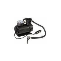 12V dc Mini Air Compressor 500mm Hose 2 Adaptor Nozzles Tyres Dinghies
