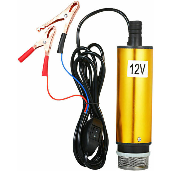 12V electric oil pump small self-priming diesel electric oil pump household small submersible pump