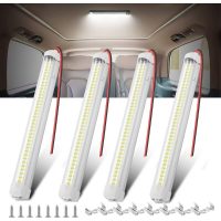 12V indoor led light strip, 108 5W led universal led light strips, with trailer light switch, suitable for truck rv truck container camping closed