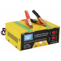 12V/24V Battery Charger Intelligent Pulse Repair Type Charger with Digital Display for Car Cell Motorcycle Battery uk Plug