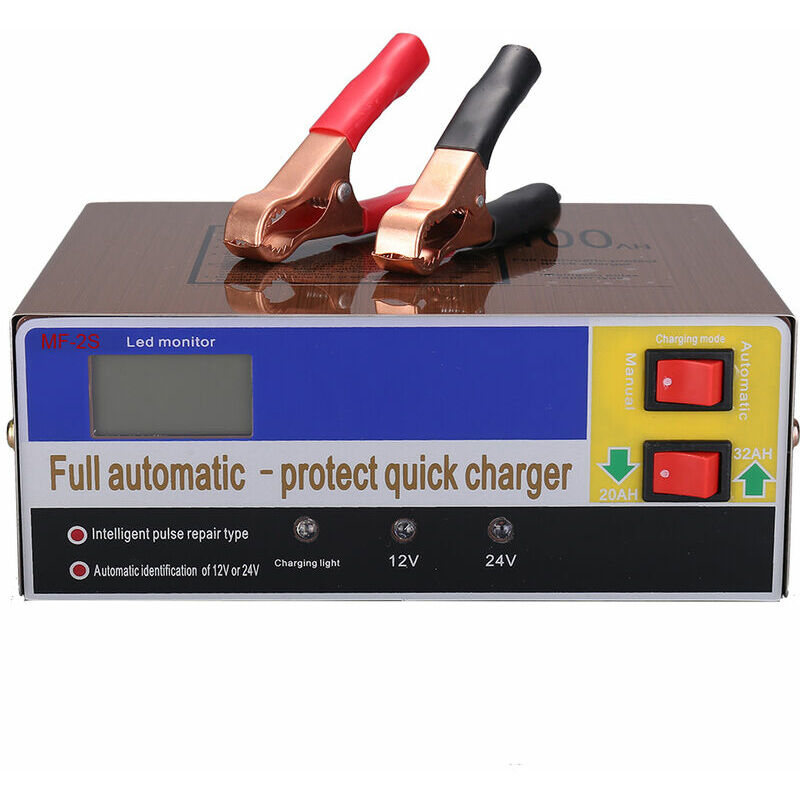 12V/24V smart lithium battery charger gold battery charger XW-20S small European standard