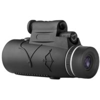 12X40 Monocular BAK4 Prism Night Vision Monocular Telescope for Wildlife Bird Watching Camping Hiking Concert