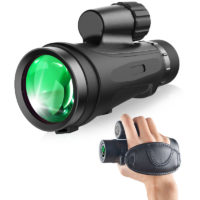 12X50 Ed Monocular Telescope for Adults, Powerful Nitrogen Filled Waterproof Monocular Telescope - BAK4 Prism FMC Lenses for Wildlife Bird Watching