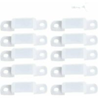 12mm Silicone Holder Clip for Fixing Waterproof Smd 3528 5050 1210 RGB Led Strip Light 100pcs(12mm)