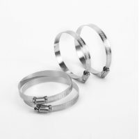 12pcs Adjustable Stainless Steel Clamps, Material Retaining Tool (27-51mm)