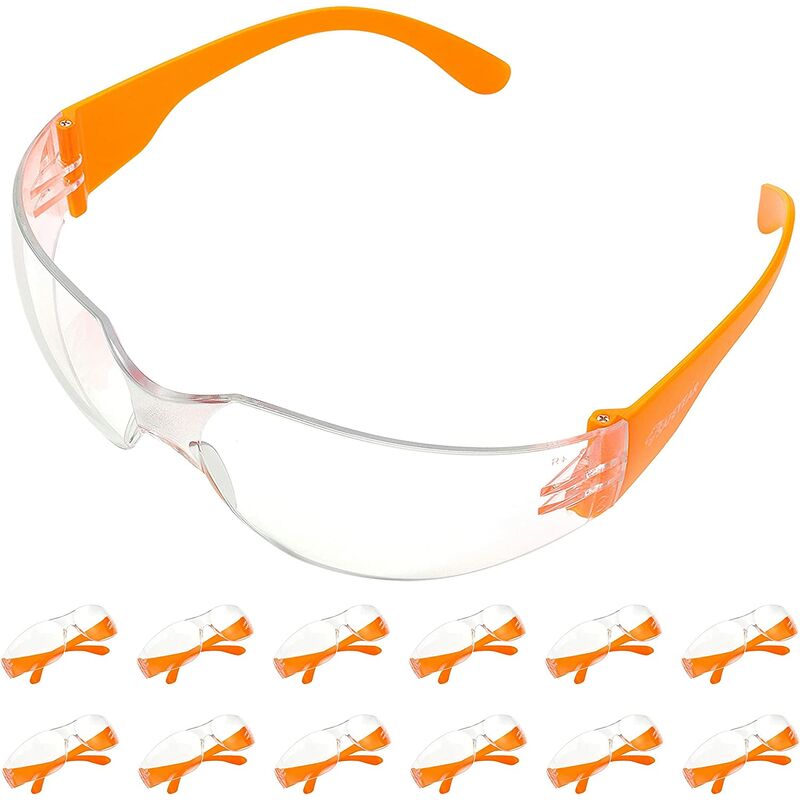 12pcs Anti-Fog Safety Glasses Safety Goggles Lab uv Protection Safety Goggles
