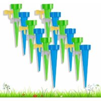 12pcs Drip Irrigation Kit, Auto Plant Sprinkler, Automatic Irrigation with Control Valves, Adjustable Water Flow, for indoor or outdoor use