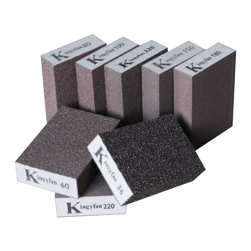 12pcs Sanding Sponge, Sanding Blocks Polishing Kit Grit 60/80/100/120/180/220 Specifications Washable and Reusable