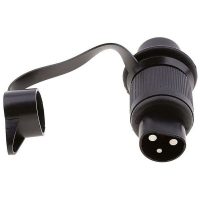 12v 3 Pin Electrical Cable Connector Light Socket Ip68 3 Way Male Round Wiring Connector For Caravan Truck Rv Boat Trailer