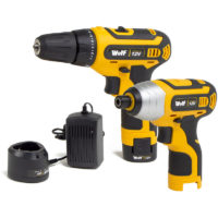 12v Cordless Drill and Impact Driver Twin Pack Kit - Wolf