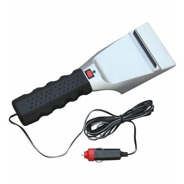 12v Electric Heated Car Ice Scraper Winter Auto Window Snow Removal Clean Shovel