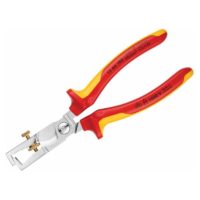 13-66-180 sb vde StriX Insulation Stripper with Cable Shears 180mm - Knipex
