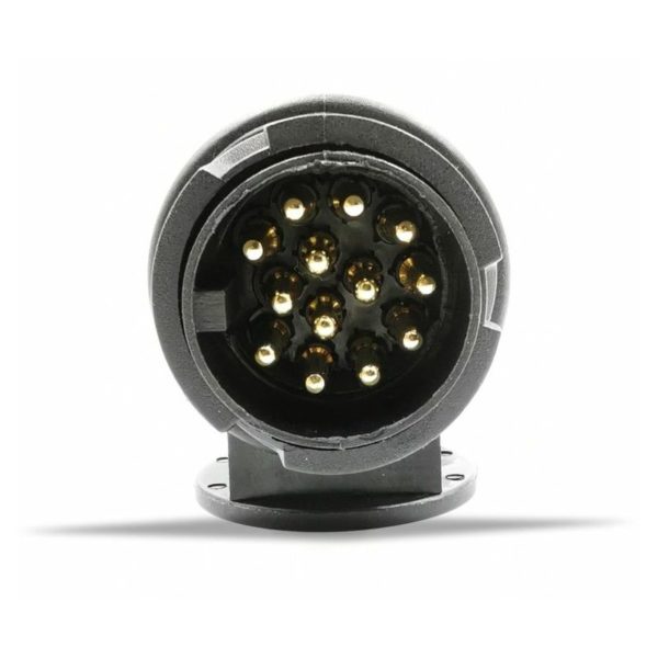 13 Pin Connector Adapter Truck Socket Electric Towbar Car Tractor Trailer Towing Vehicle
