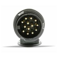 13 Pin Port Adapter Truck Socket Electric Towbar Car Tractor Trailer Towing Vehicle